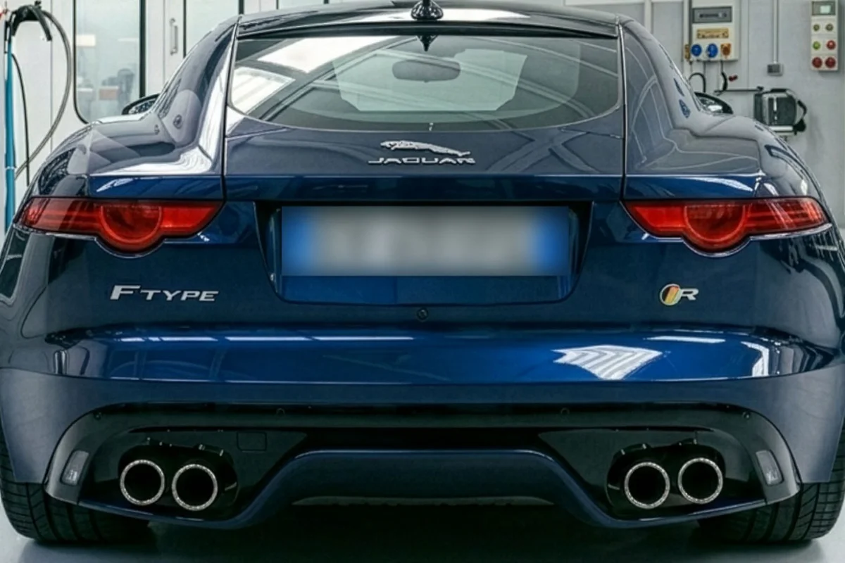 Dopo: Riparazione Paraurti Jaguar F-Type