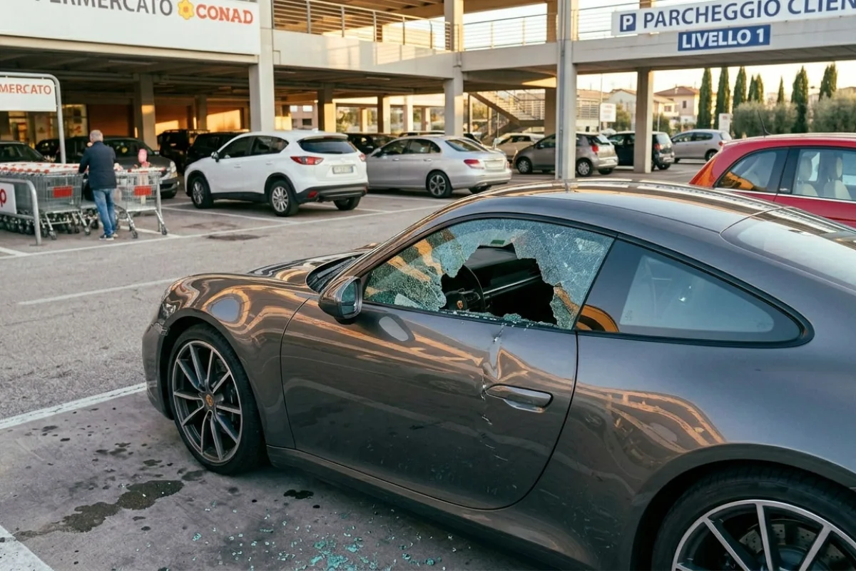Prima: Sostituzione Cristallo Porsche 911